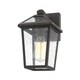preview thumbnail 4 of 3, Talbot 1 Light Outdoor Wall Sconce in Rubbed Bronze