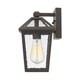 preview thumbnail 3 of 3, Talbot 1 Light Outdoor Wall Sconce in Rubbed Bronze