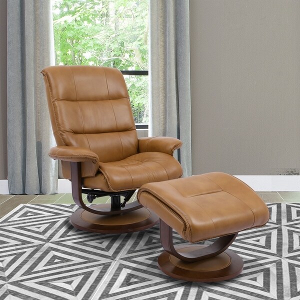 Copper Grove Winschoten Reclining Swivel Chair and Ottoman - On Sale ...