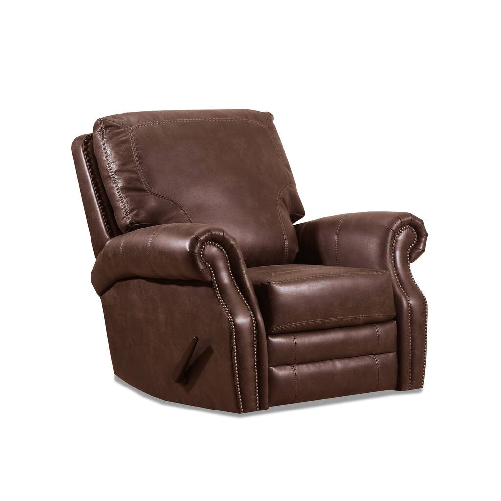 Delray Faux Leather Rocker Recliner