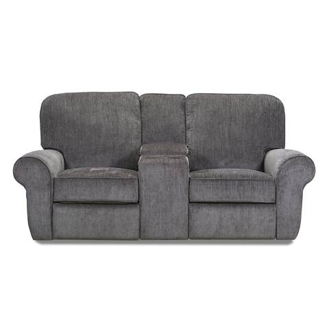 recliner fabric loveseats grey