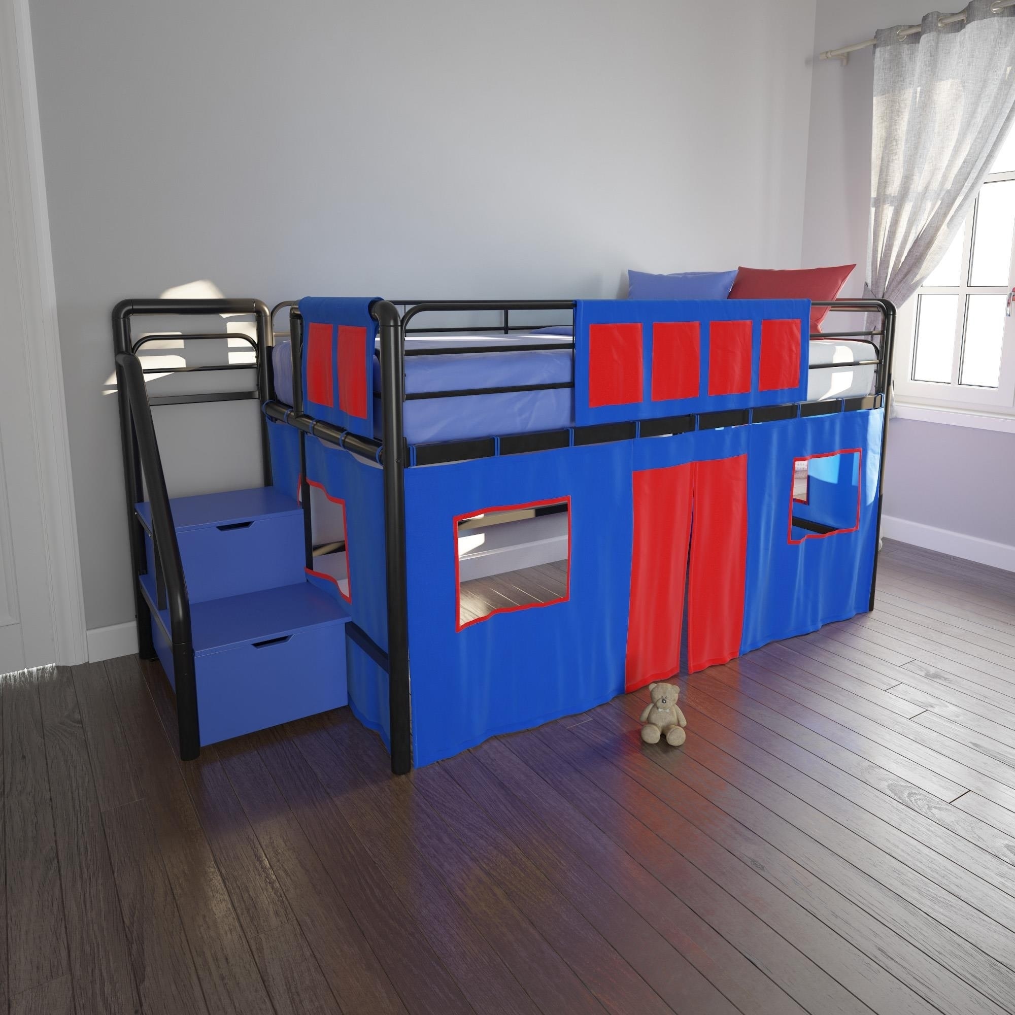 Dhp curtain set shop for loft bed