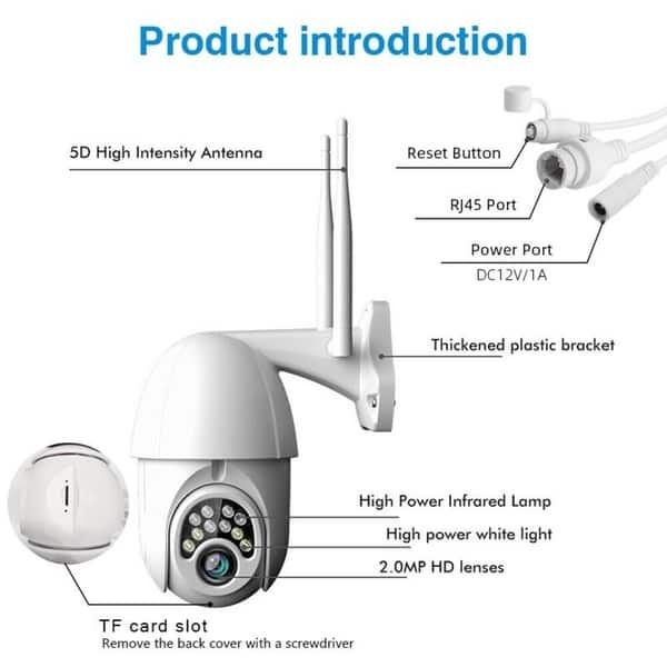 Hd 1080p Home Security Camera Two Way Audio Mini Wifi Camera Waterproof Cam Night Vision Surveillance Digital Camera On Sale Overstock 28681607