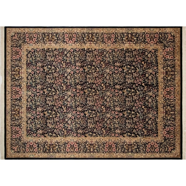 Noori Rug Pak-Persian Kelsey Black/Red Rug - 8'11" x 12'1"