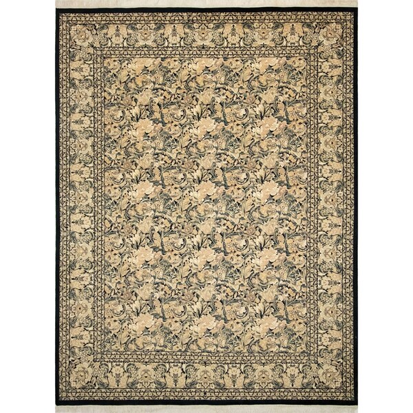 Noori Rug Pak-Persian Artyom Black/Green Rug - 9'1" x 12'0"