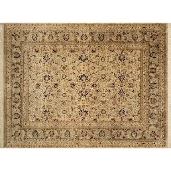 Noori Rug Pak-Persian Akif Beige/Green Rug - 9'0" x 11'10"