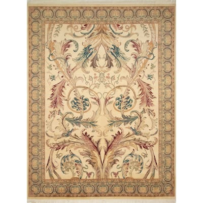 Noori Rug Pak-Persian Jahan Ivory/Green Rug - 9'2