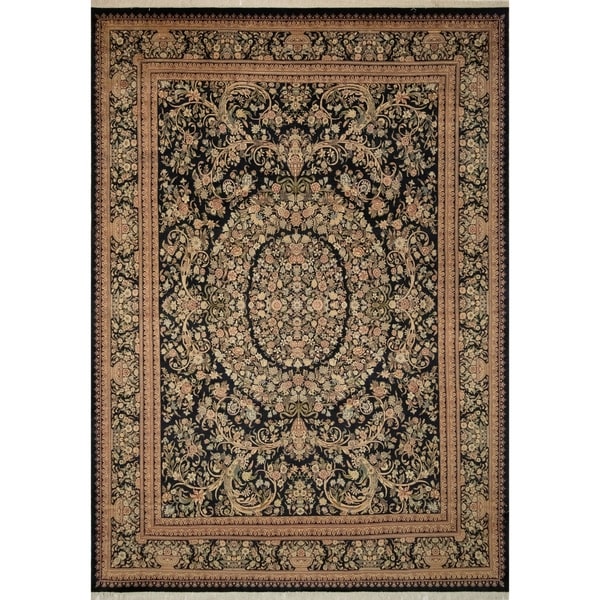 Noori Rug Pak-Persian Yousra Black/Beige Rug - 8'2" x 12'9"