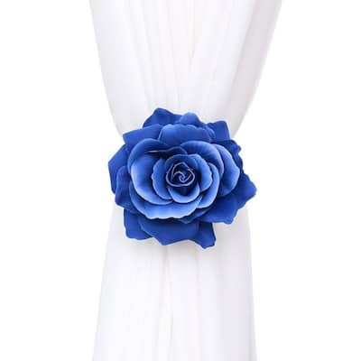 Marry Magnetic Button Rose Style Tieback (Set of 2)