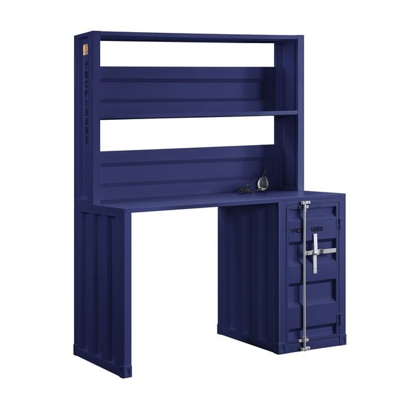 ACME Cargo Desk & Hutch in Blue