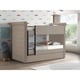 ACME Romana II Twin/Twin Bunk Bed & Trundle in Beige Fabric - Bed Bath ...