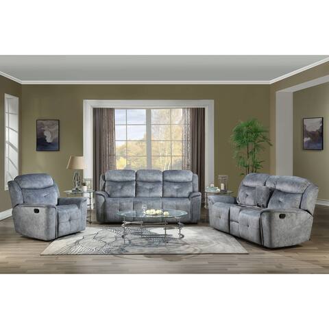 ACME Mariana Sofa (Motion) in Silver Gray Fabric