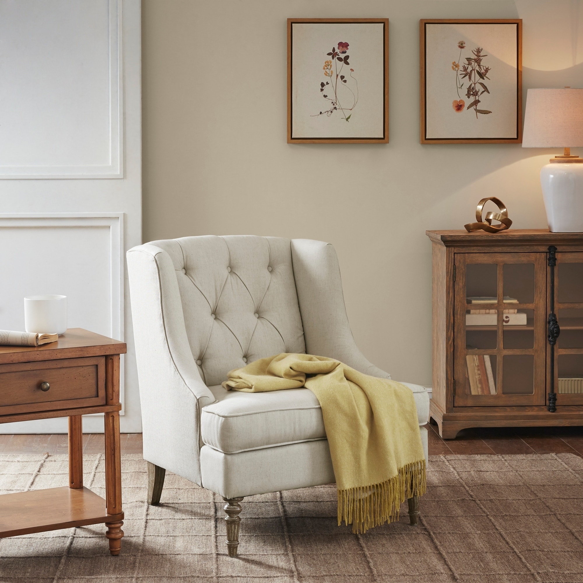 brielle wingback chair