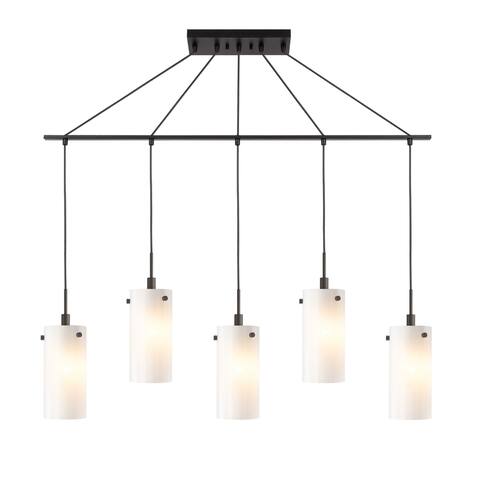 Woodbridge Lighting 13429MEB-C10401 Tube 5-light Linear Pendant