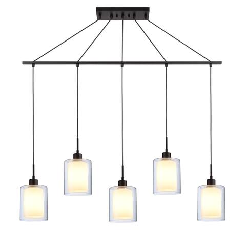 Woodbridge Lighting Alaina 5-light Linear Pendant