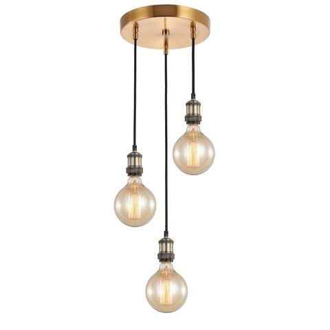 Woodbridge Lighting 18324B-G125 Fulton Cluster Pendant w/ G125 Bulb
