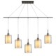 preview thumbnail 7 of 11, Woodbridge Lighting Alaina 5-light Linear Pendant