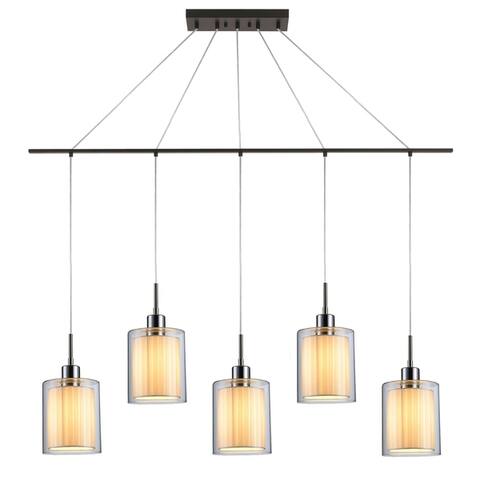 Woodbridge Lighting Alaina 5-light Linear Pendant