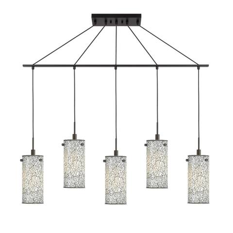 Woodbridge Lighting 13429MEB-M10 Tube 5-light Linear Pendant