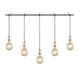 preview thumbnail 17 of 19, Woodbridge Lighting Fulton Linear Pendant w/ G125 Bulb