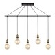 preview thumbnail 6 of 19, Woodbridge Lighting Fulton Linear Pendant w/ G125 Bulb