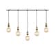 preview thumbnail 9 of 19, Woodbridge Lighting Fulton Linear Pendant w/ G125 Bulb