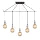 preview thumbnail 12 of 19, Woodbridge Lighting Fulton Linear Pendant w/ G125 Bulb