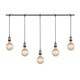 preview thumbnail 5 of 19, Woodbridge Lighting Fulton Linear Pendant w/ G125 Bulb