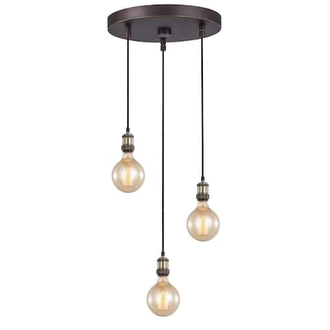 Woodbridge Lighting 18324Z-G125 Fulton Cluster Pendant w/ G125 Bulb