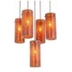 preview thumbnail 2 of 13, Woodbridge Lighting Pyramid 5-light Pendant