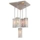 preview thumbnail 6 of 13, Woodbridge Lighting Pyramid 5-light Pendant Mosaic Iridiscent Cylinder