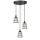 preview thumbnail 1 of 31, Woodbridge Lighting 18324ABZWL-SW106BK Fulton Multi-light Wire Cage Cluster Pendant w/ ST64 Bulb Antique Brass/ Bronze - 3-light