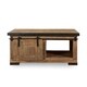 preview thumbnail 4 of 8, Bayard Modern Industrial Handcrafted Mango Wood Coffee Table by Christopher Knight Home