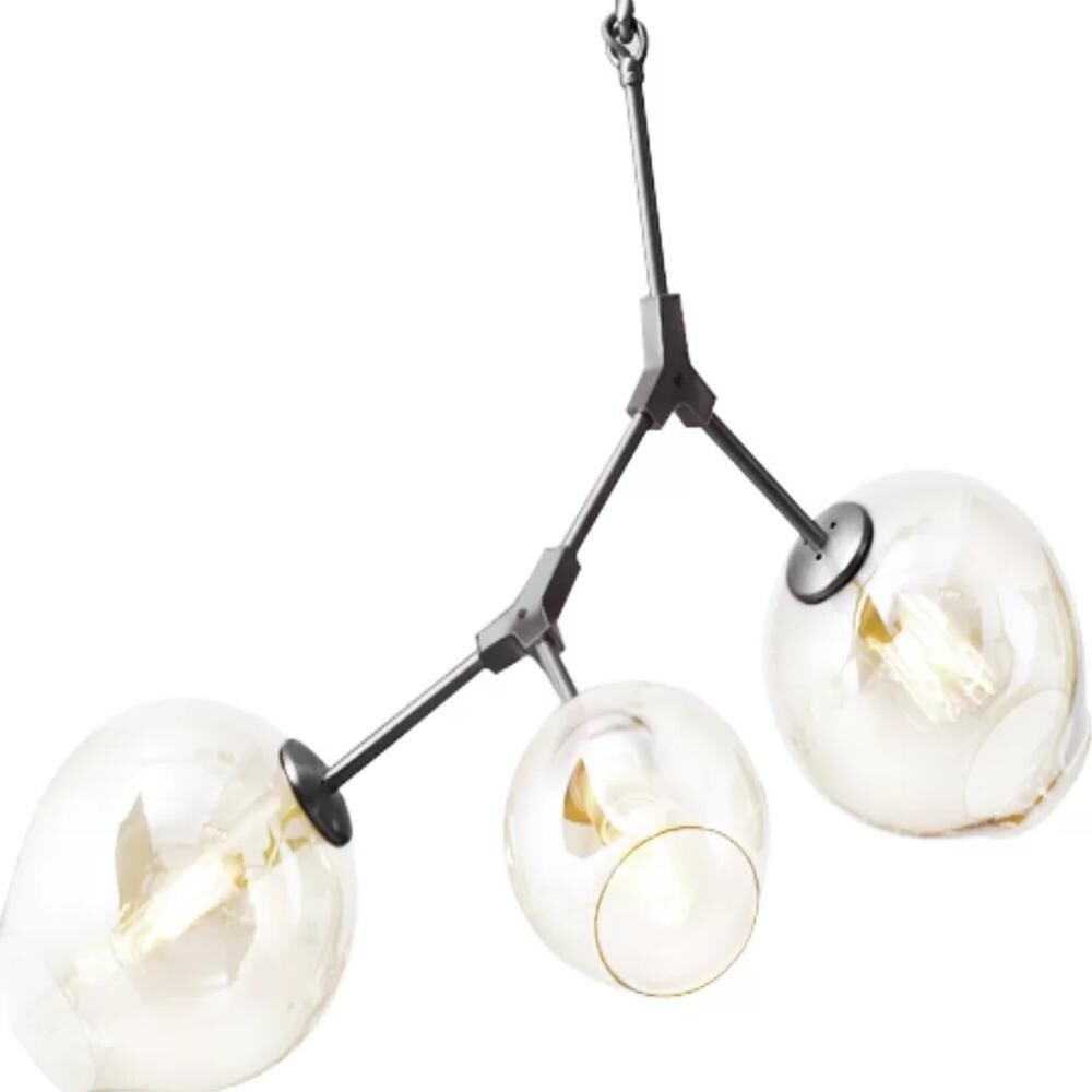 Millan Pendant 3 Lights in Black - Chandeliers For Bedrooms by Overstock.com