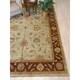 preview thumbnail 1 of 3, Mint green/brown Hand-knotted Wool Traditional Agra Rug - 9' x 11'10