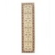 preview thumbnail 2 of 3, Ivory/red Hand-knotted Wool Traditional Agra Rug - 2' 7 x 9' 8
