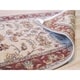 preview thumbnail 4 of 3, Ivory/red Hand-knotted Wool Traditional Agra Rug - 2' 7 x 9' 8