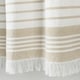 preview thumbnail 17 of 16, Porch & Den Masters Yarn Dyed Cotton Fringe Window Curtain Panel Pair