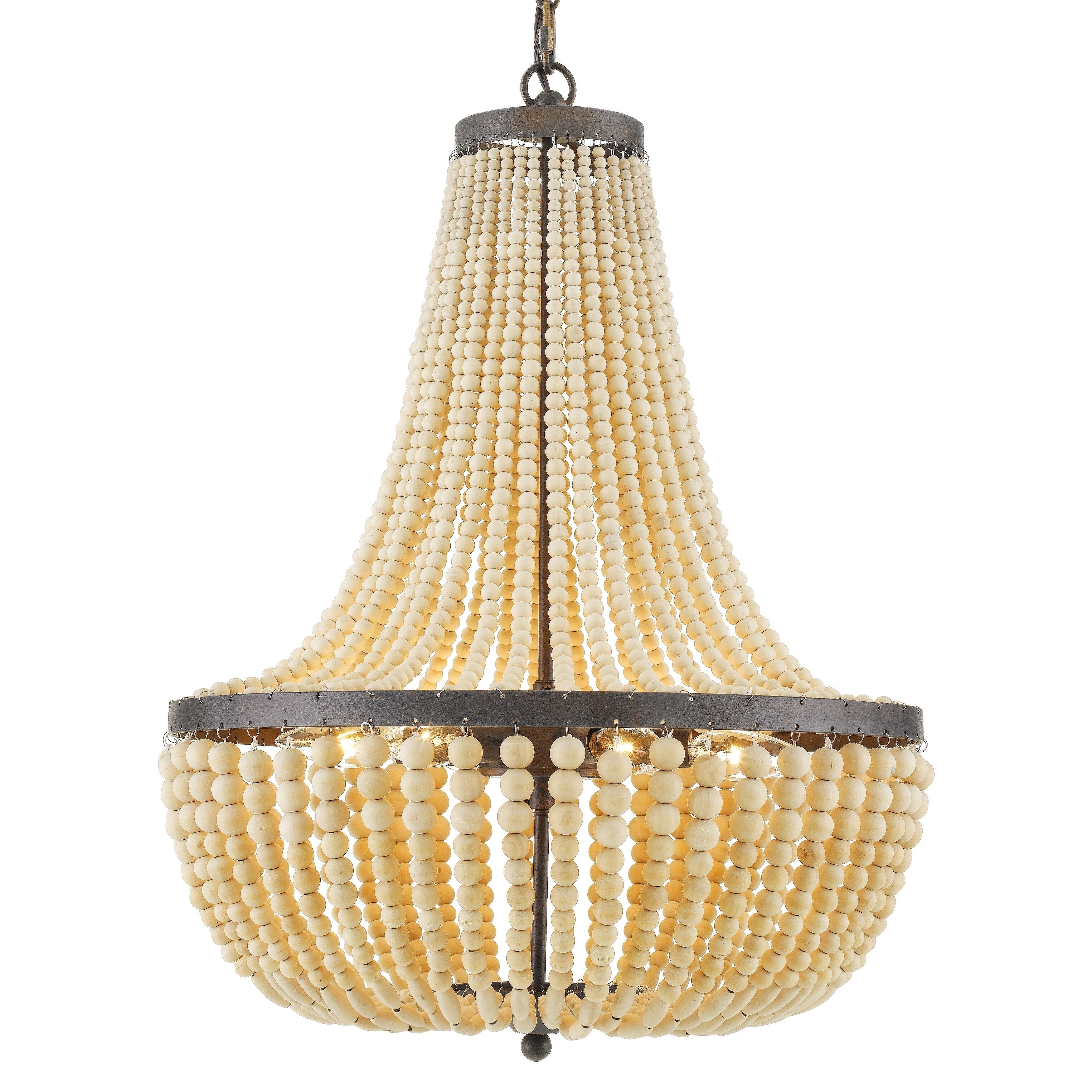 Rylee 6-light Forged Bronze Chandelier - Chandeliers For Bedrooms by Overstock.com