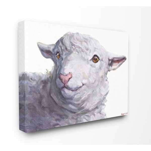 Shop Stupell Industries Large Sheep Head Animal Watercolor