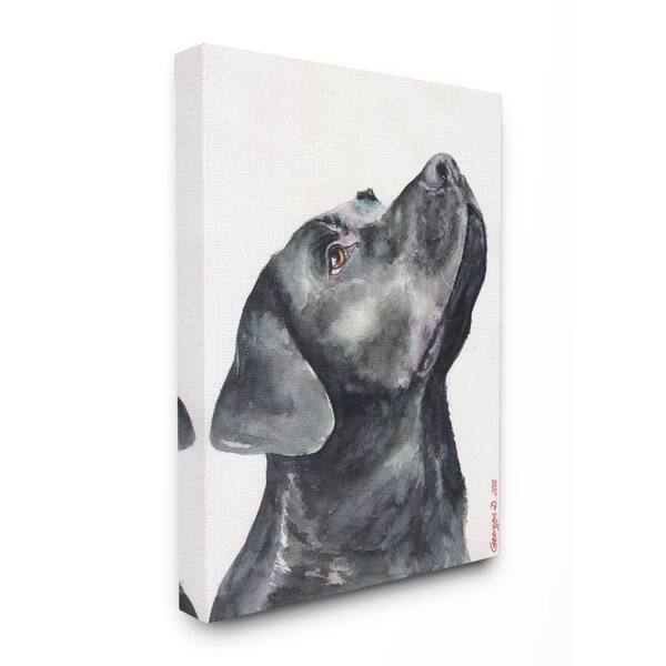 Shop Stupell Industries Black Labrador Dog Pet Animal Watercolor