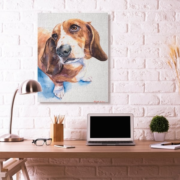 Shop Stupell Industries Cute Basset Hound Dog Pet Animal