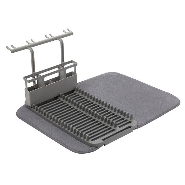 Shop Umbra Udry Dish Drying Rack And Microfiber Dish Mat With