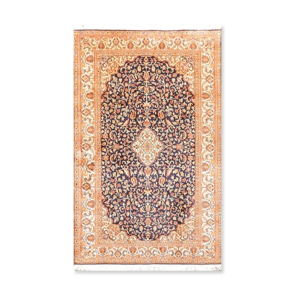 Hand Knotted Certified Silk 340-400 KPSI Persian Oriental Area Rug (3'x5')