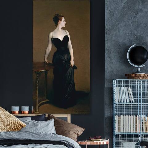 Oliver Gal 'Madame X' Fashion and Glam Wall Art Canvas Print - Black, White