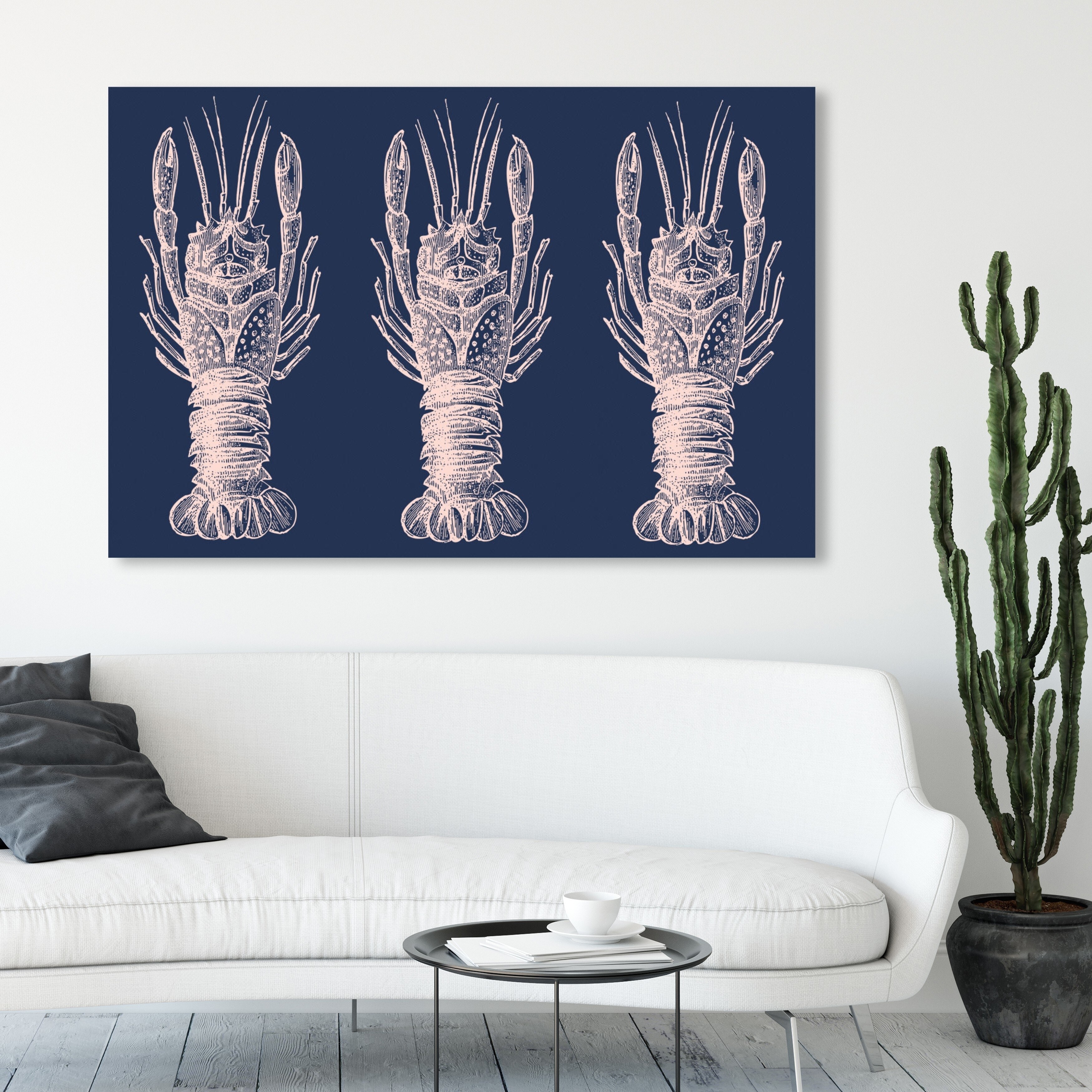 Oliver Gal 'Lobsters' Nautical and Coastal Wall Art Canvas Print