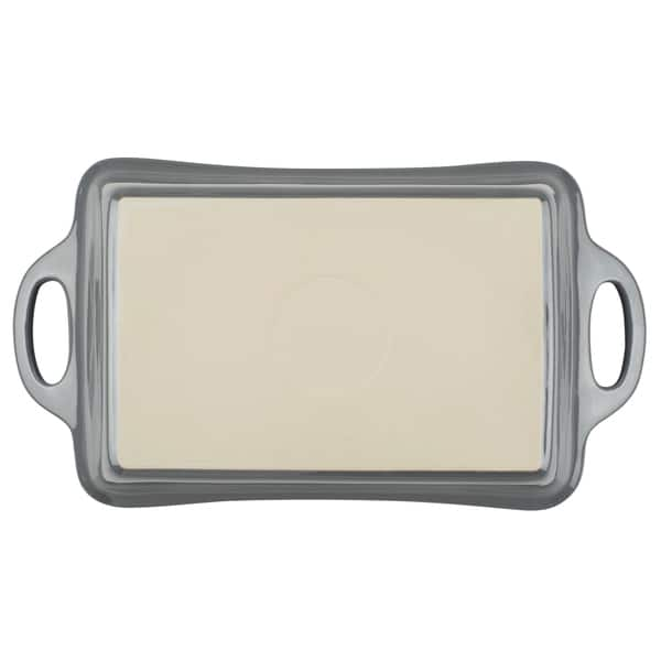 Rachael Ray Ceramic Rectangular 2-pc. AU Gratin Dish, Gray