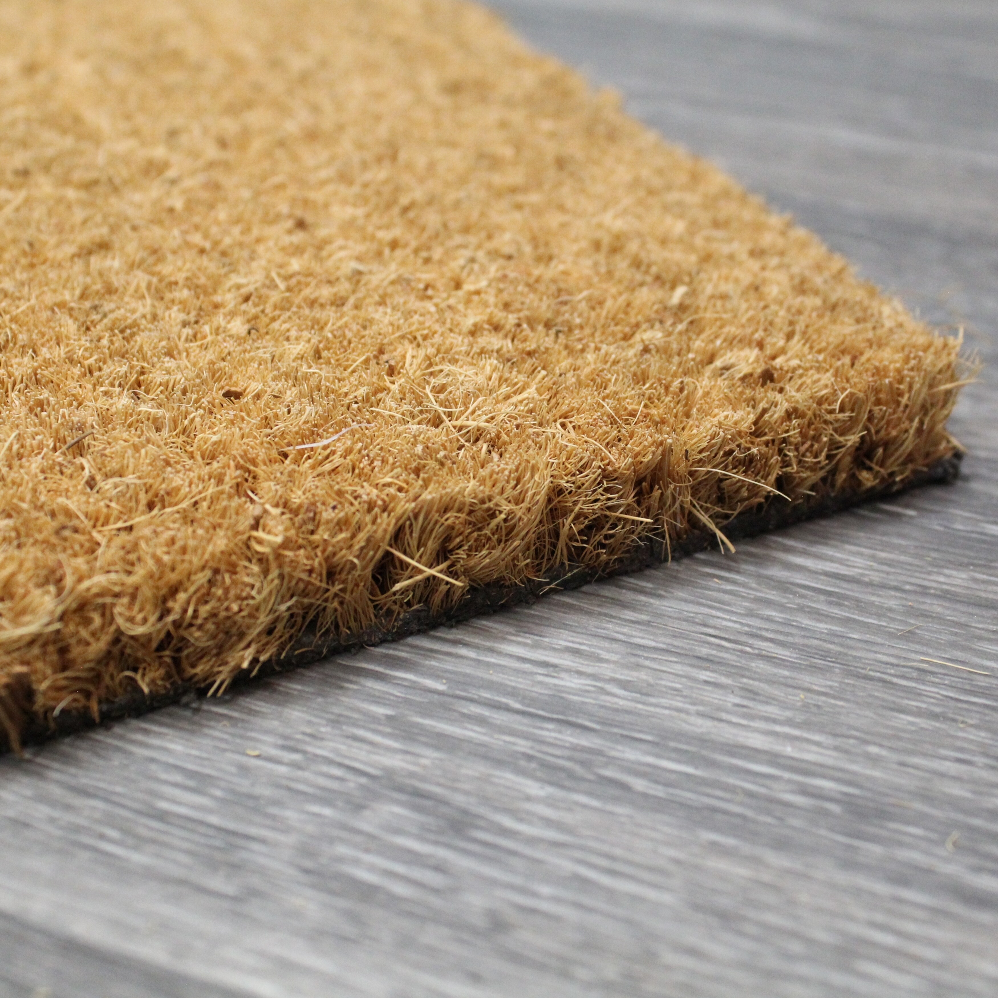 Shop Porch Den Homestead Sitting Owl Beige Black Coir Doormat