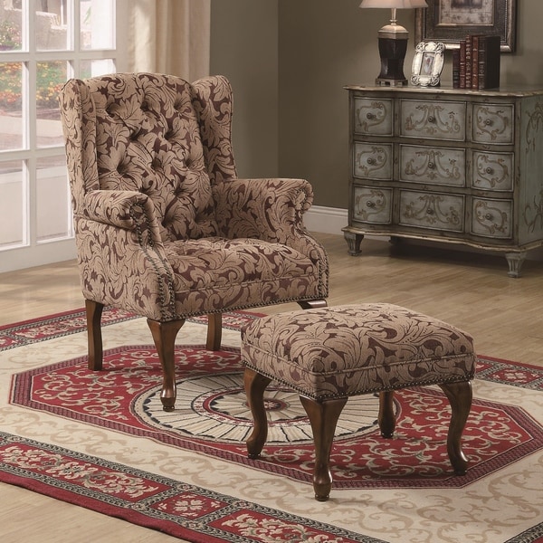 Almeria Accent Chair and Ottoman