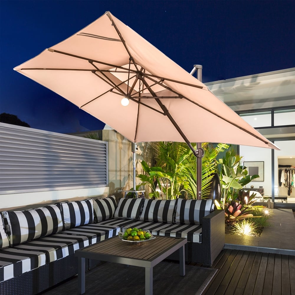 top rated cantilever patio umbrellas